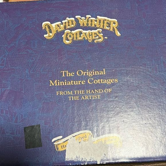Vintage David Winter the Scrooge Family Home 1993 Christmas Miniature Cottage‎ - Picture 9 of 9